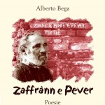 Copertina del libro di poesie di Alberto Bega 'Zaffran e Pever' (2003)