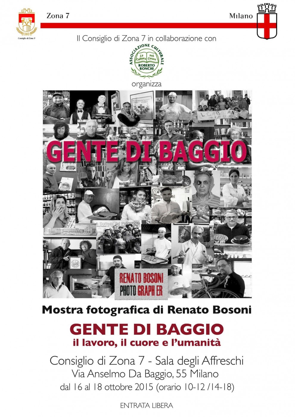 Locandina Mostra 'Gente di Baggio' (2015)