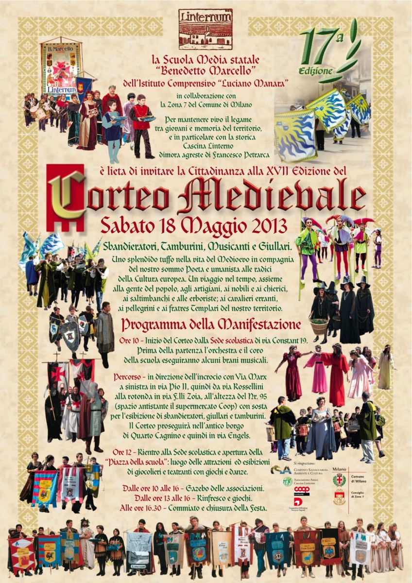 locandina Corteo Medievale sms 'Benedetto Marcello' (2013)