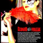 "Elogio della Follia". Poster - Foto di Renato Bosoni. Grafica di Massimo de Rigo (2011)