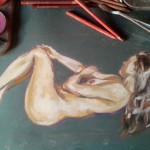 Studio di nudo in corso d'opera (2017)