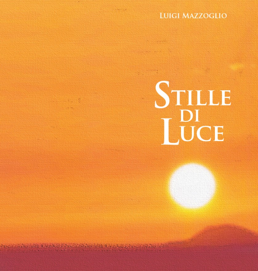 Copertina e retro libro di poesie di don Luigi Mazzoglio (2015)