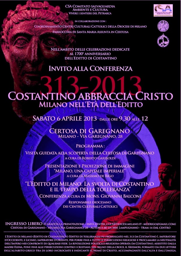 locandina Editto di Costantino (2013)