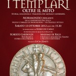 locandina I Templari oltre il mito. Abbazia di Morimondo (2012)