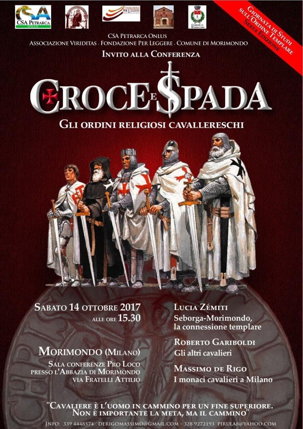 Poster Conferenza 'Croce e Spada' a Morimondo (2017)