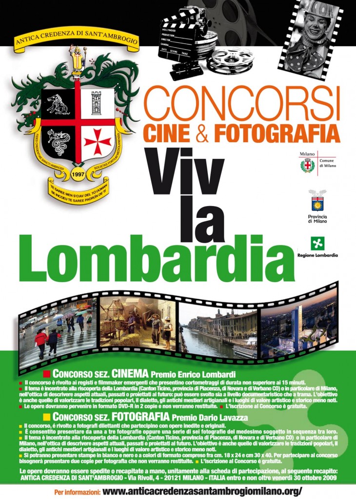 Concorso cine-foto 'Viv la Lombardia'. Locandina (2009)