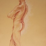Studio di nudo maschile. Pastello (2013)