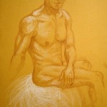 studio nudo maschile. Disegno (2011)