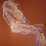 Studio posa seduta. Pastello (2011)