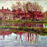 Cascina nel Parco del Ticino. Olio su tela (1998)