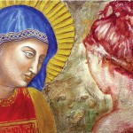 Maria, madre di Dio e dell’umanità. Affresco e tecniche miste su malta (2017)