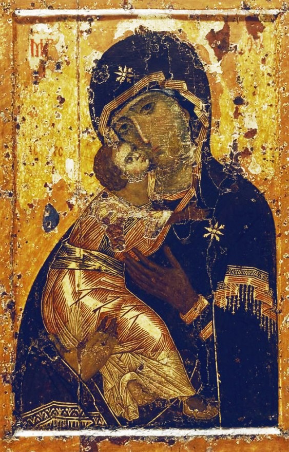 L'Icona originale della Madonna di Vladimir (Vladimirskaja)