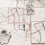 Cartografia Catasto Teresiano (1722) inerente il sentiero del Marcionino