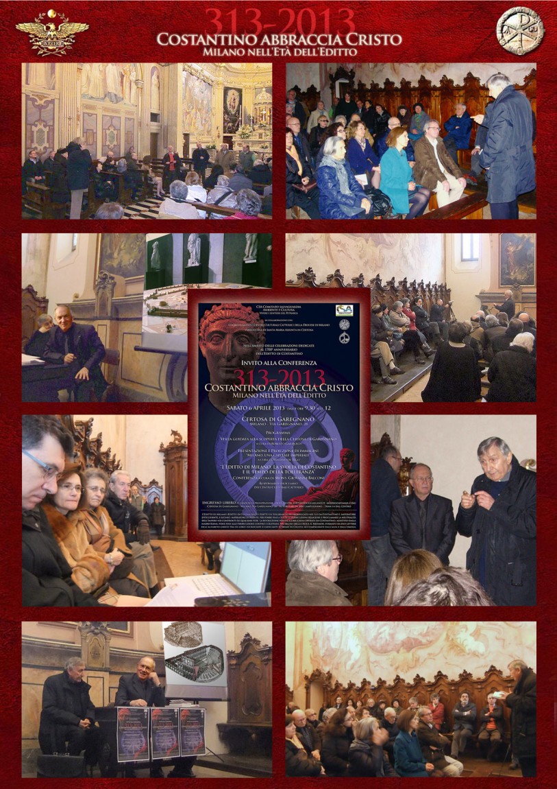 Conferenza “313-2013 Costantino abbraccia Cristo. Milano nell’Età dell’Editto”