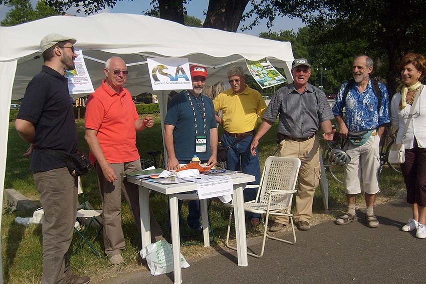 Gazebo CSA per la difesa degli habitat naturalistici del Parco delle Cave