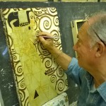 Fase definitivo graffito Klimt (2015)