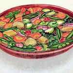 Zuppa di verdura, layout visivo pubblicitario. Pennarelli (1988)